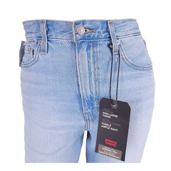 Levi's High Loose Taper Jeans Size 26 Way Out Tencel NWT $118 - Picture 3 of 16